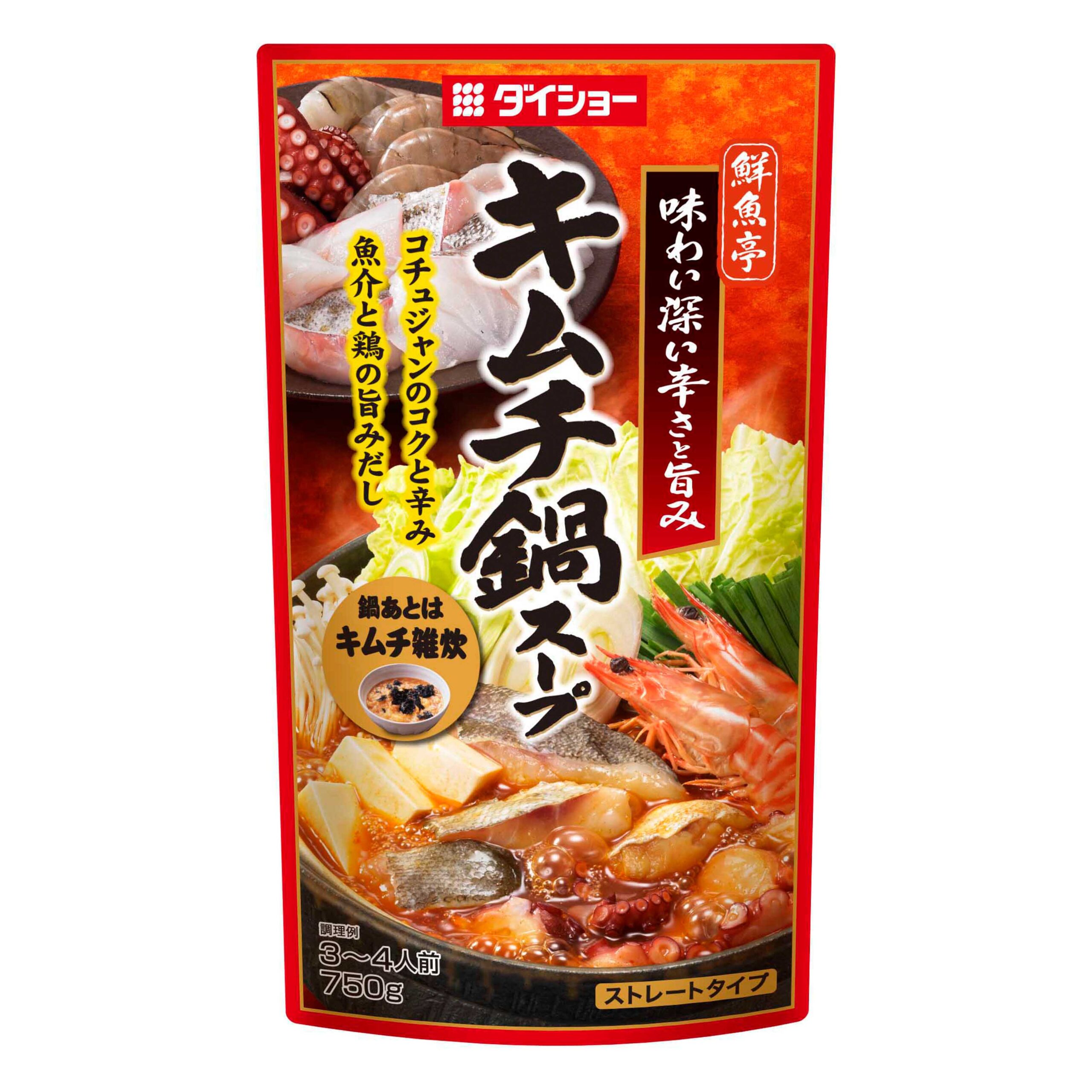 鮮魚亭 キムチ鍋スープ | おいしさで・しあわせをつくる ダイショー